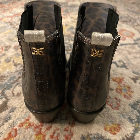 Sam Edelman Animal Print Winona Rain Western Boots Size 10M - Picture 4 of 7